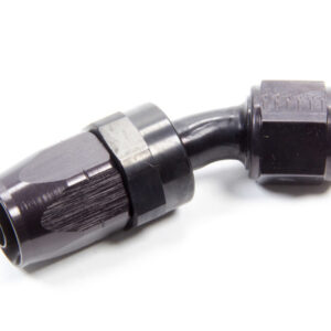 #8 30 Deg Hose End Black