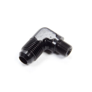 90 Deg Alum #6 Flare 1/8 in Black
