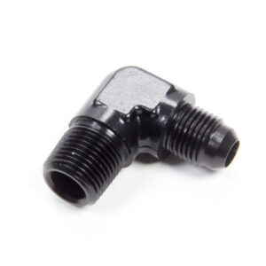 90 Deg Alum #6 Flare 3/8 in Black