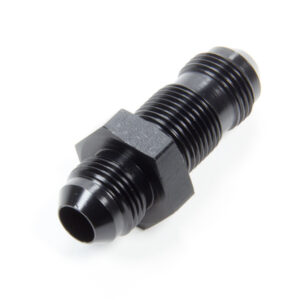 #8 Flare End Bulkhead Union Black