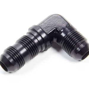 #8 Flare 90 Deg Bulkhead Union Black