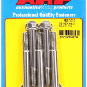 8mm x 1.25 x 65mm 6pt SS Bolt Kit 5pk